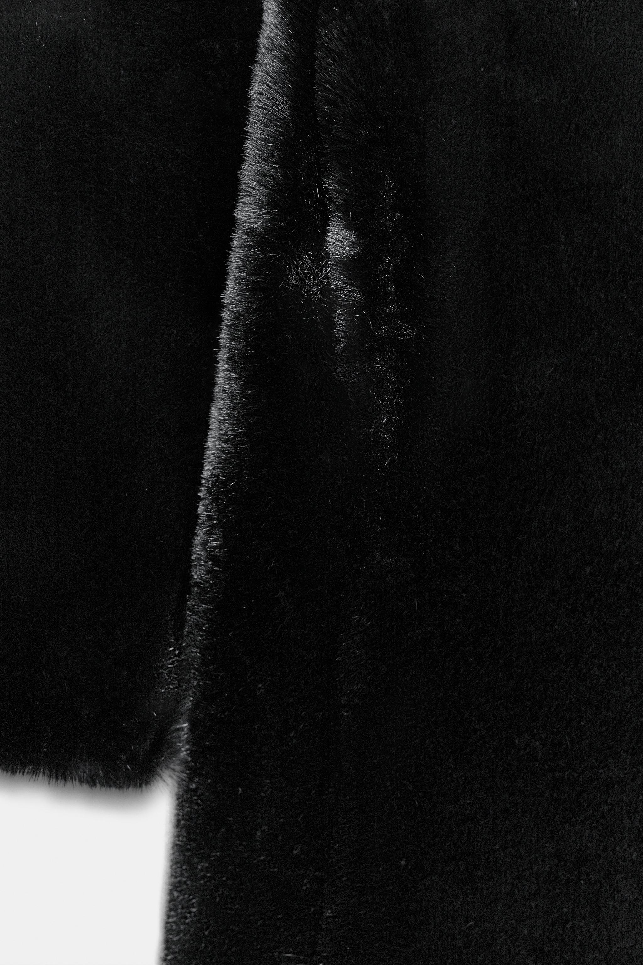 MANTEAU EFFET FOURRURE